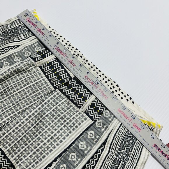 ETRO Women 44 US/8 Silk Wide Leg High Rise Aztec Ivory Gray Bandana NWT $1990 - Picture 9 of 12